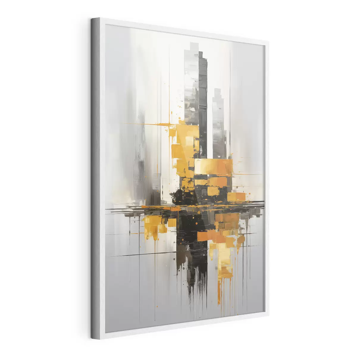 Poster Abstracción con rascacielos f45163