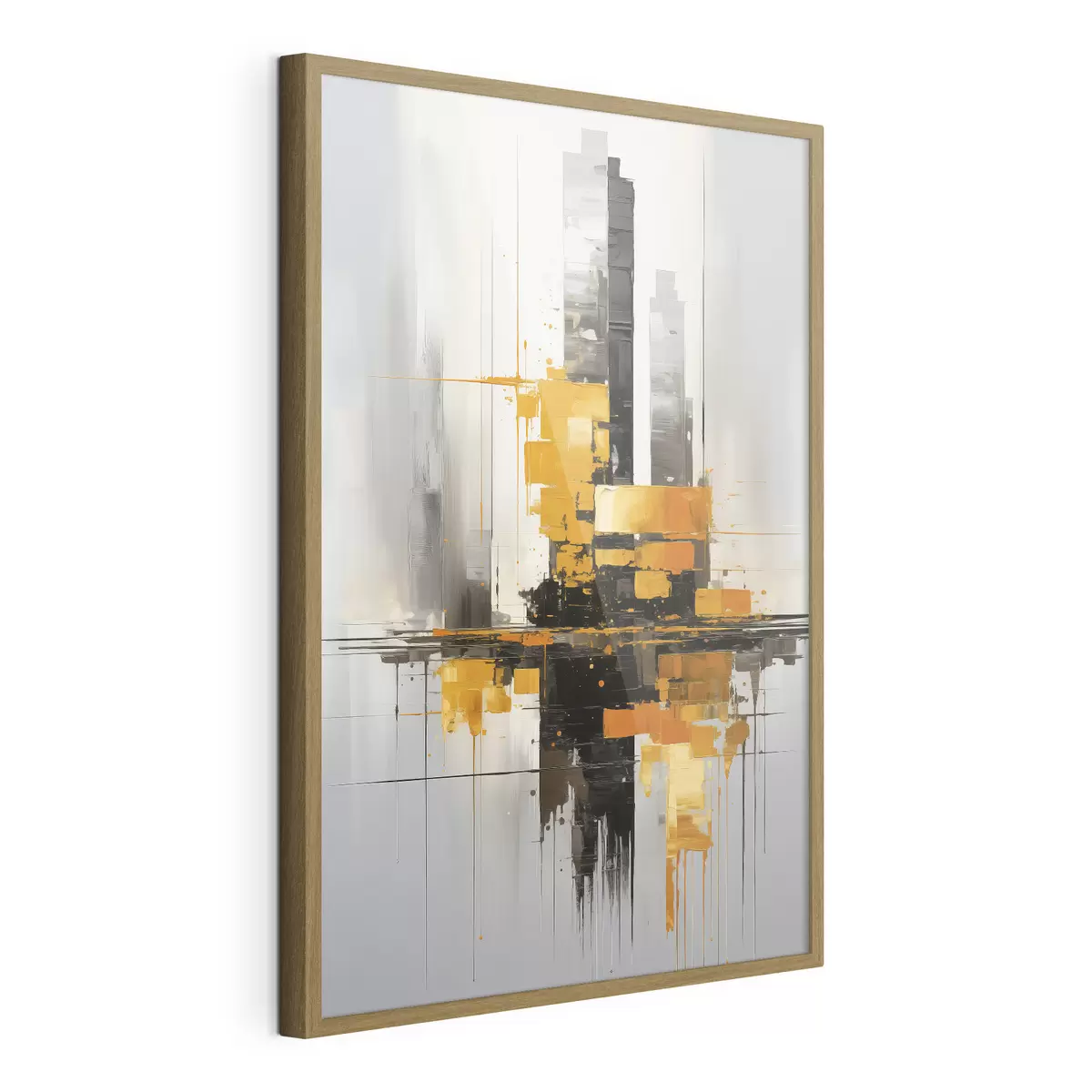 Poster Abstracción con rascacielos f45163