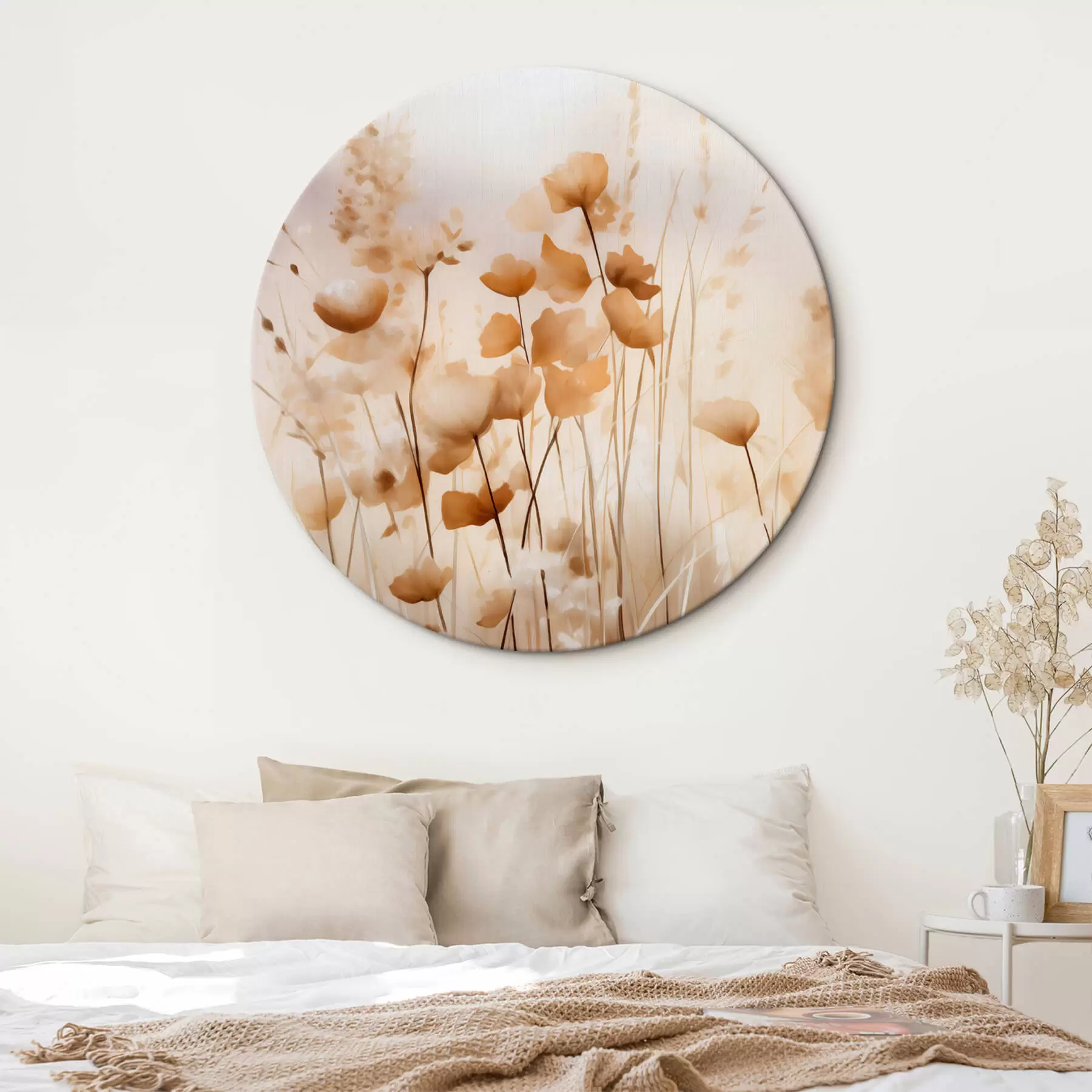 murales de pared Flores silvestres abstractas r44413