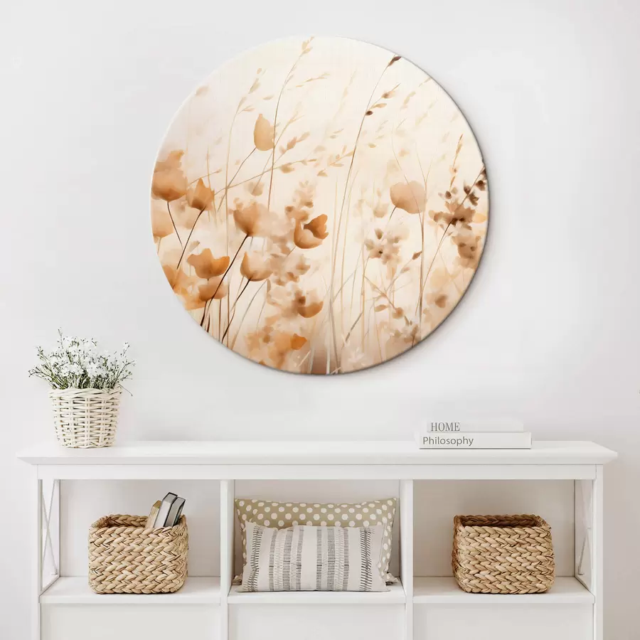 murales de pared Flores silvestres abstractas r45063