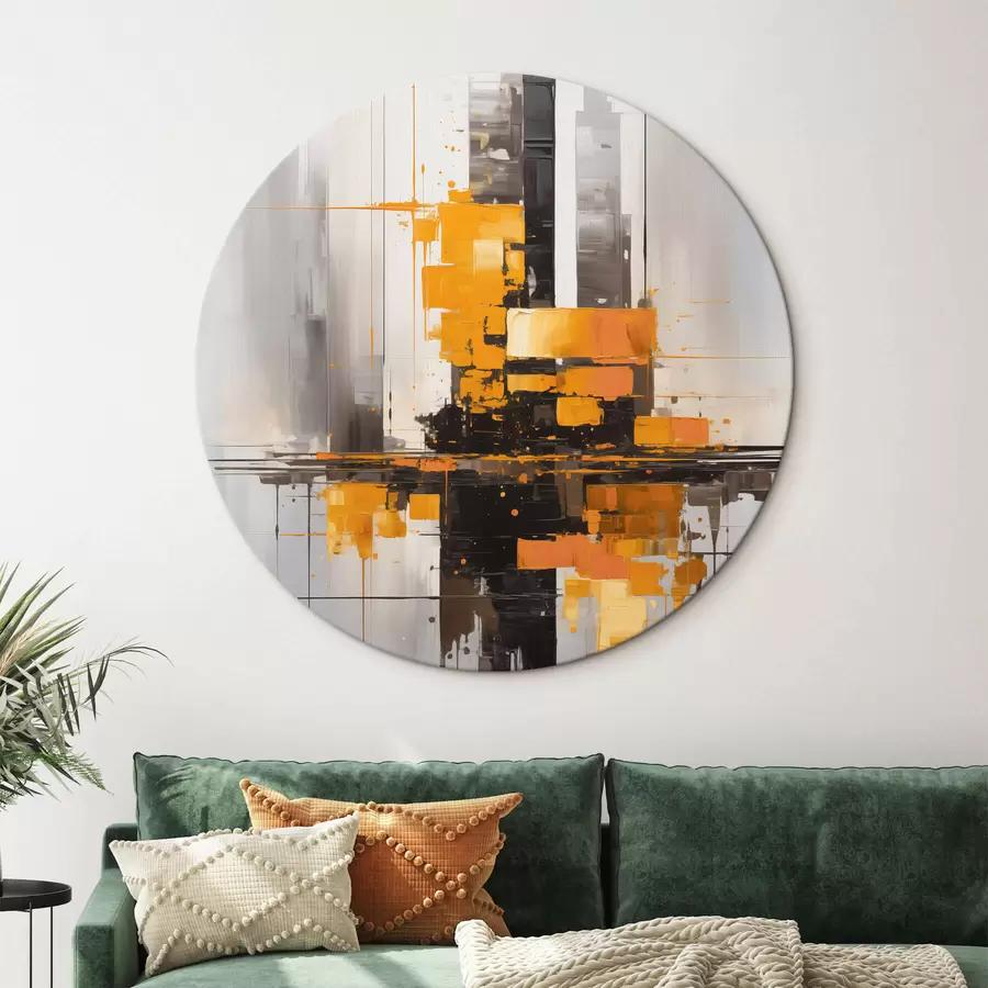 murales de pared Abstracción con rascacielos r45163