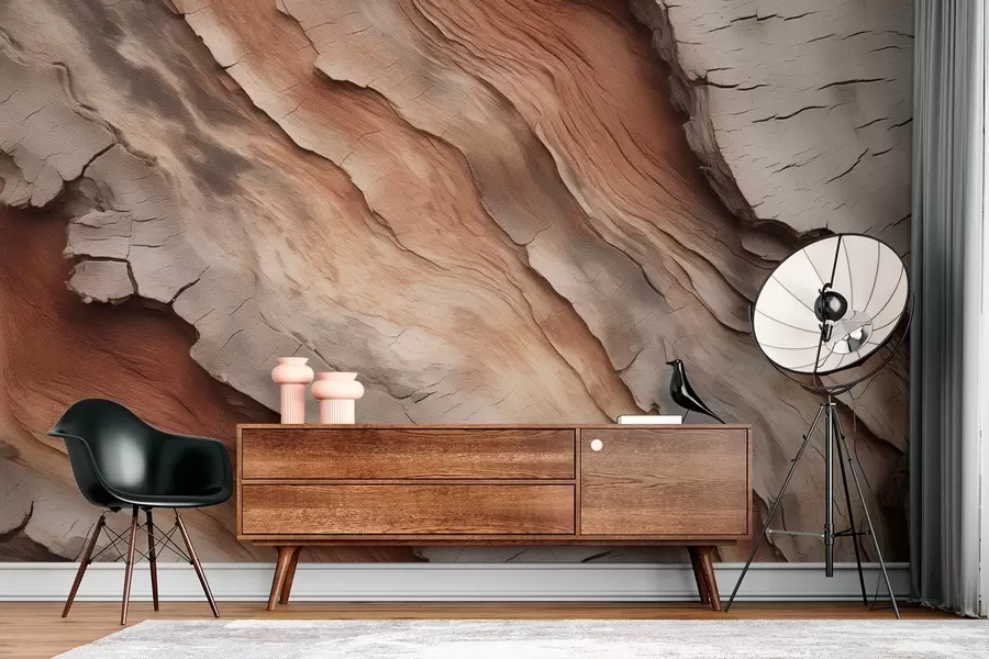 murales de pared Corteza de árbol w04299