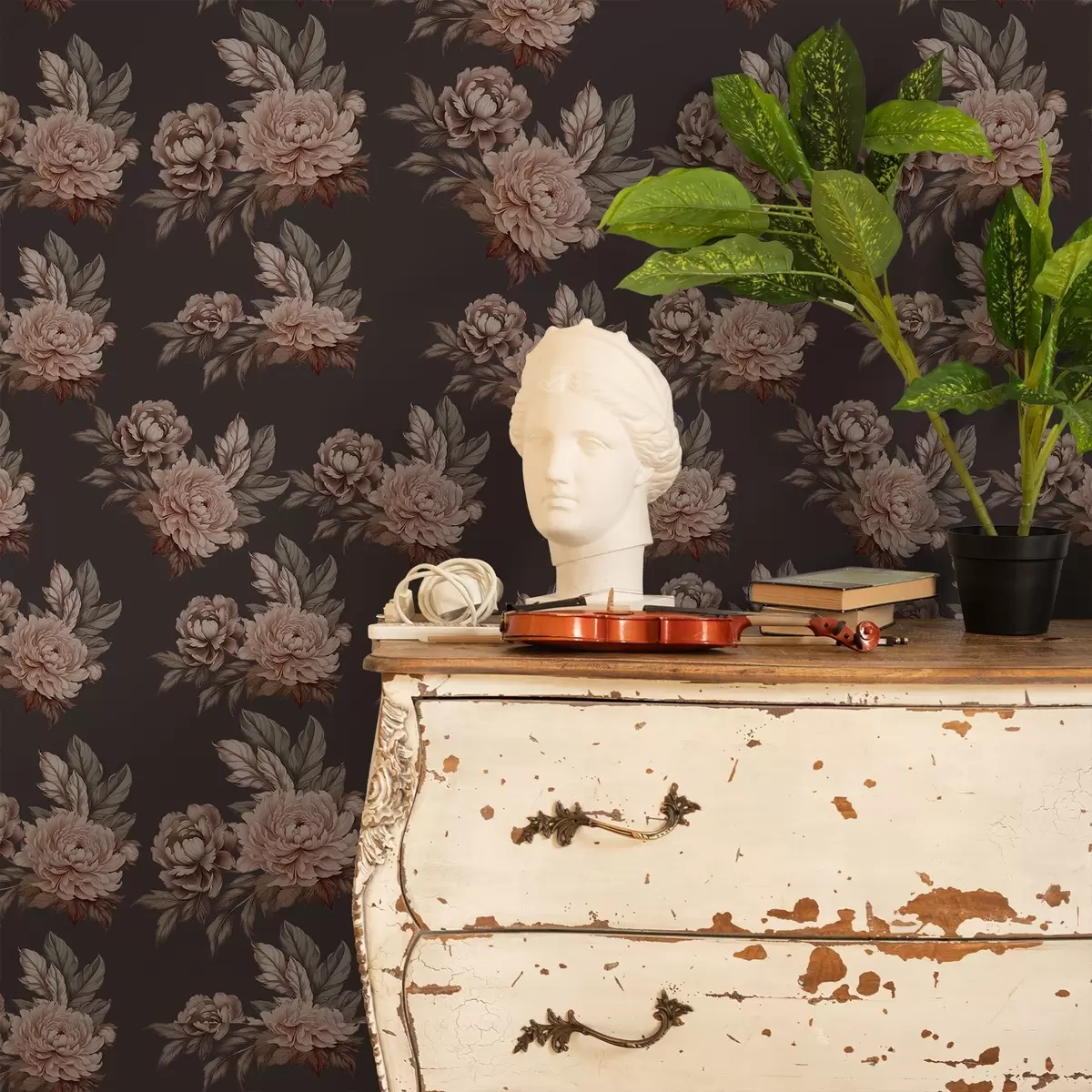 Papel pintado Rosas retro a00419v1