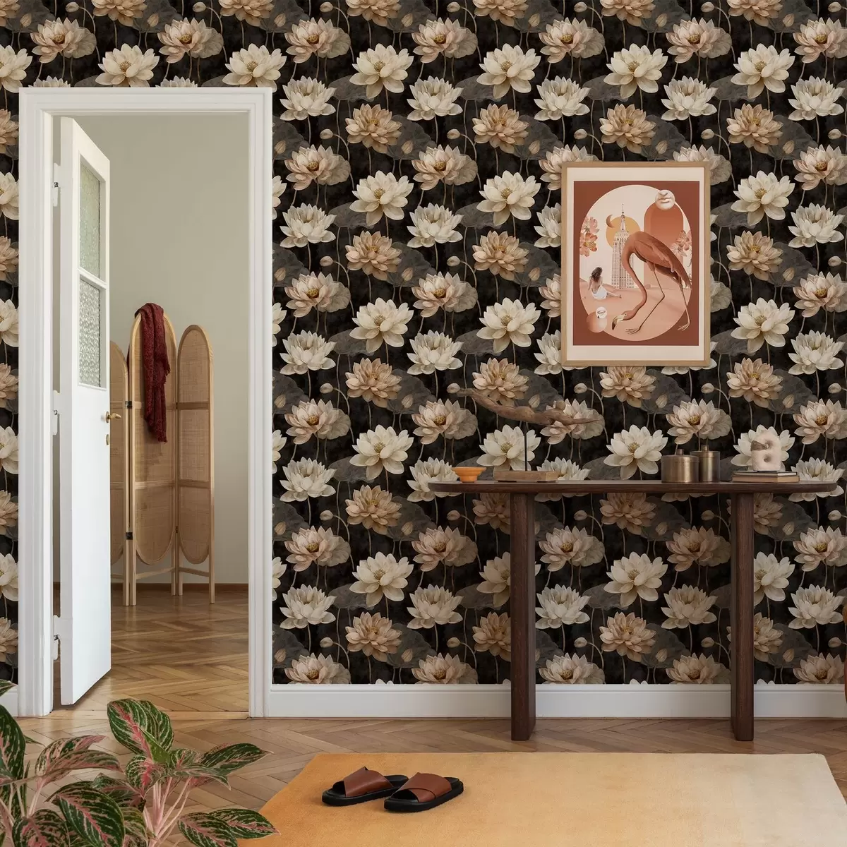 Papel pintado Loto a00420