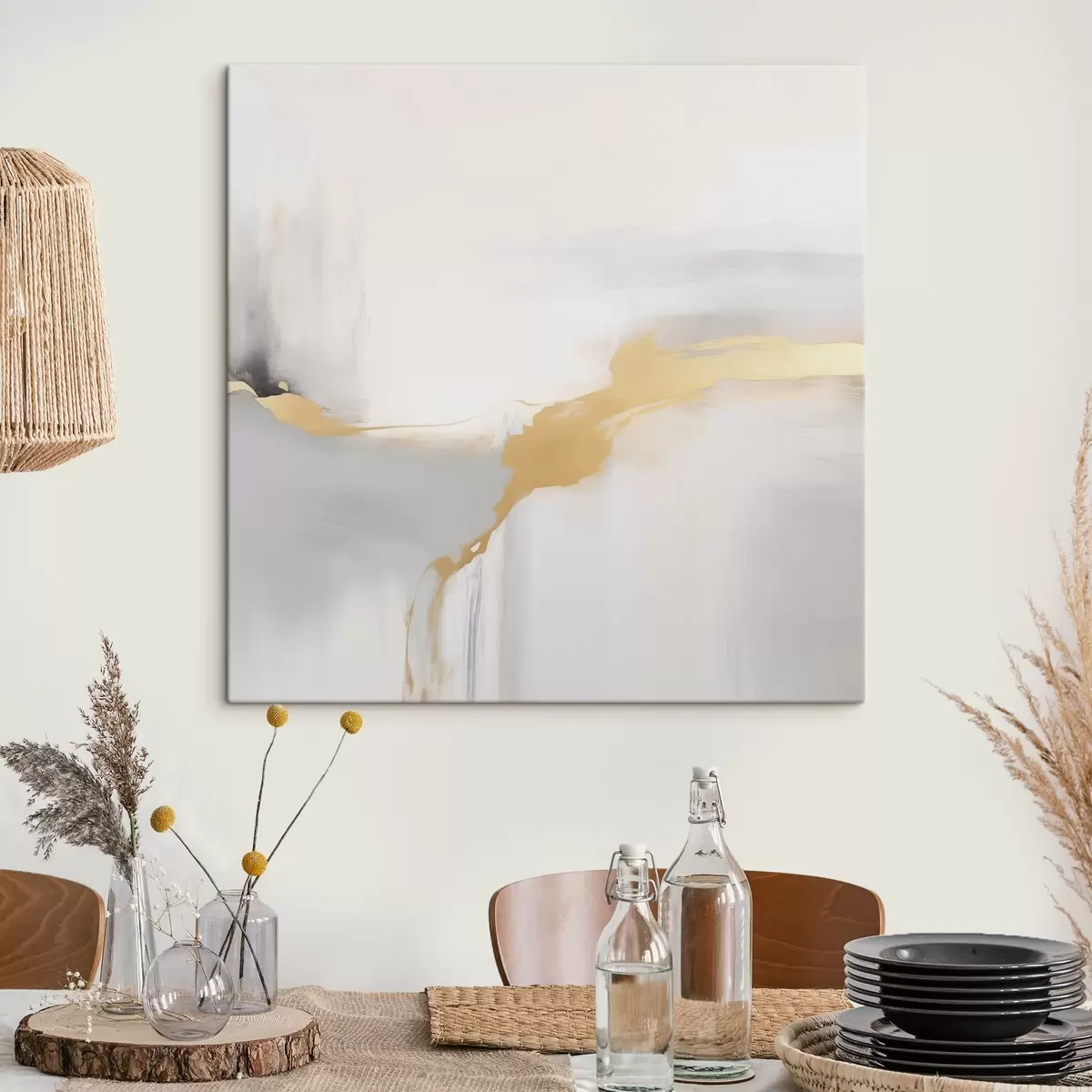 murales de pared Abstracción minimalista s45209