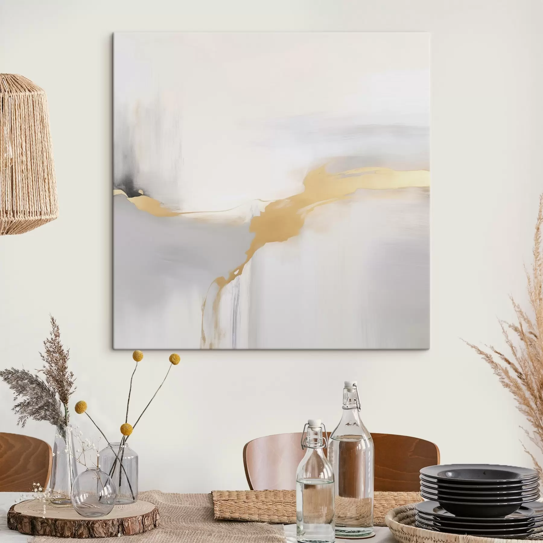 murales de pared Abstracción minimalista s45209