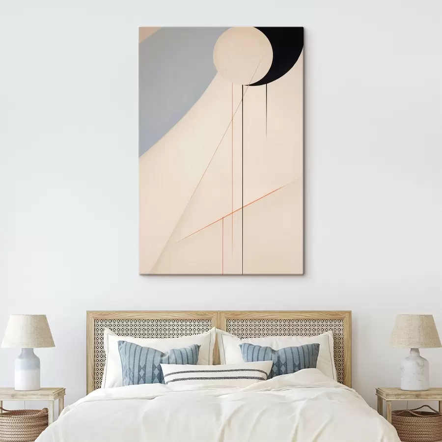 murales de pared Abstracción geométrica minimalista s45212