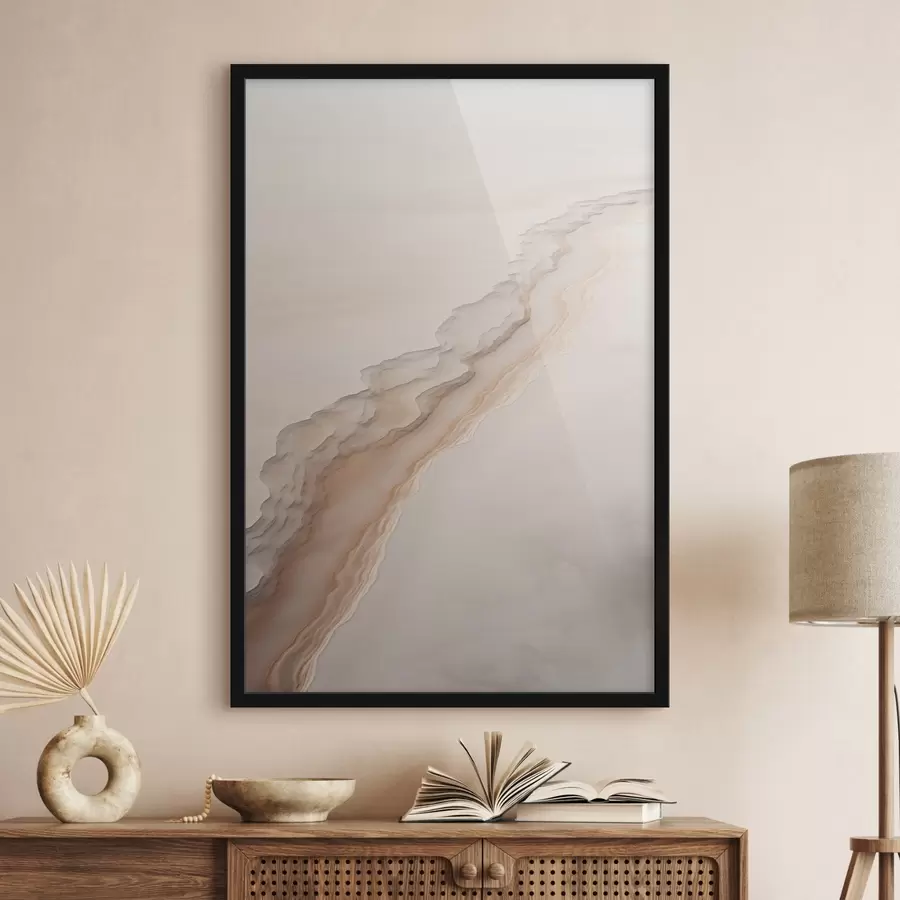 murales de pared Paisaje desértico minimalista f45205