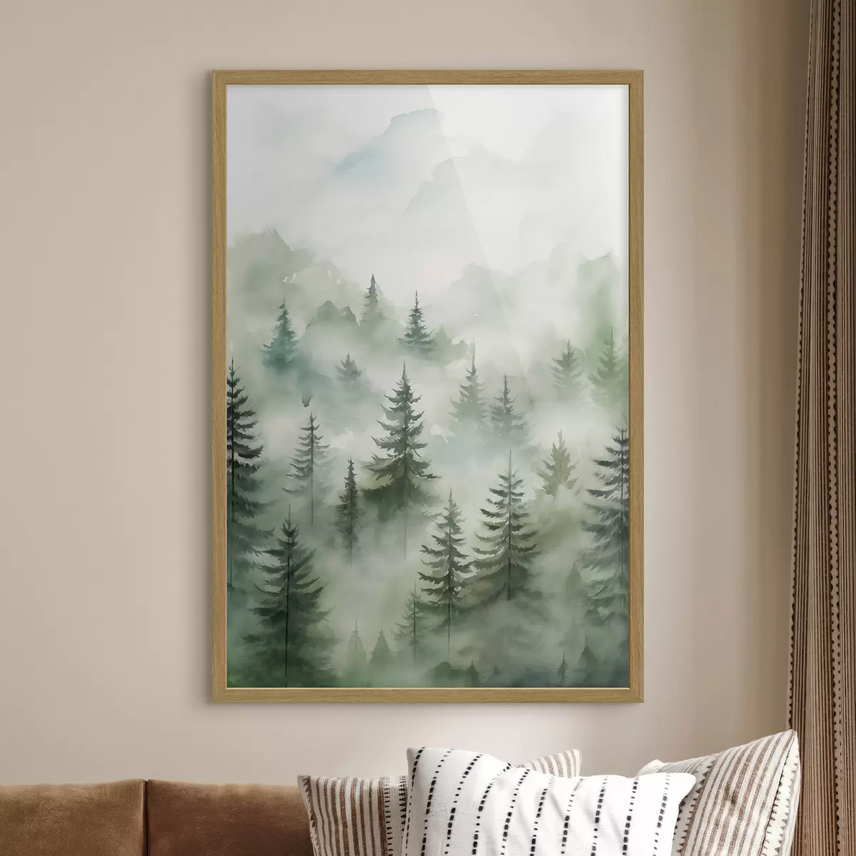 Poster Bosque en la niebla f45207