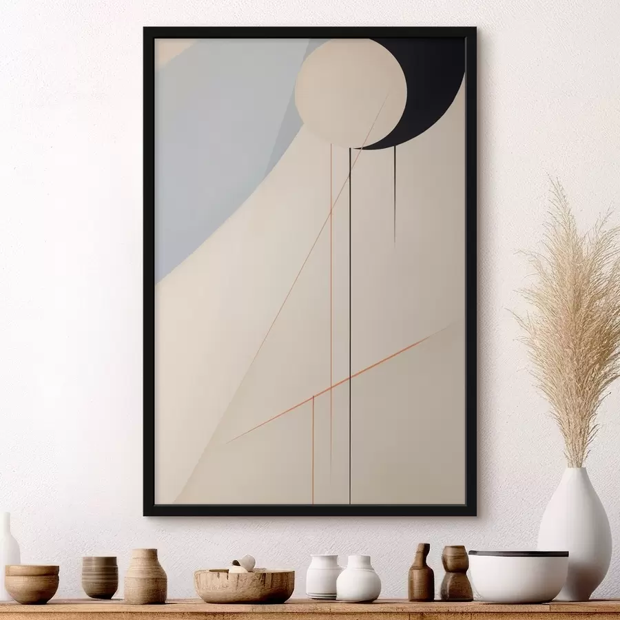 murales de pared Abstracción geométrica minimalista f45212