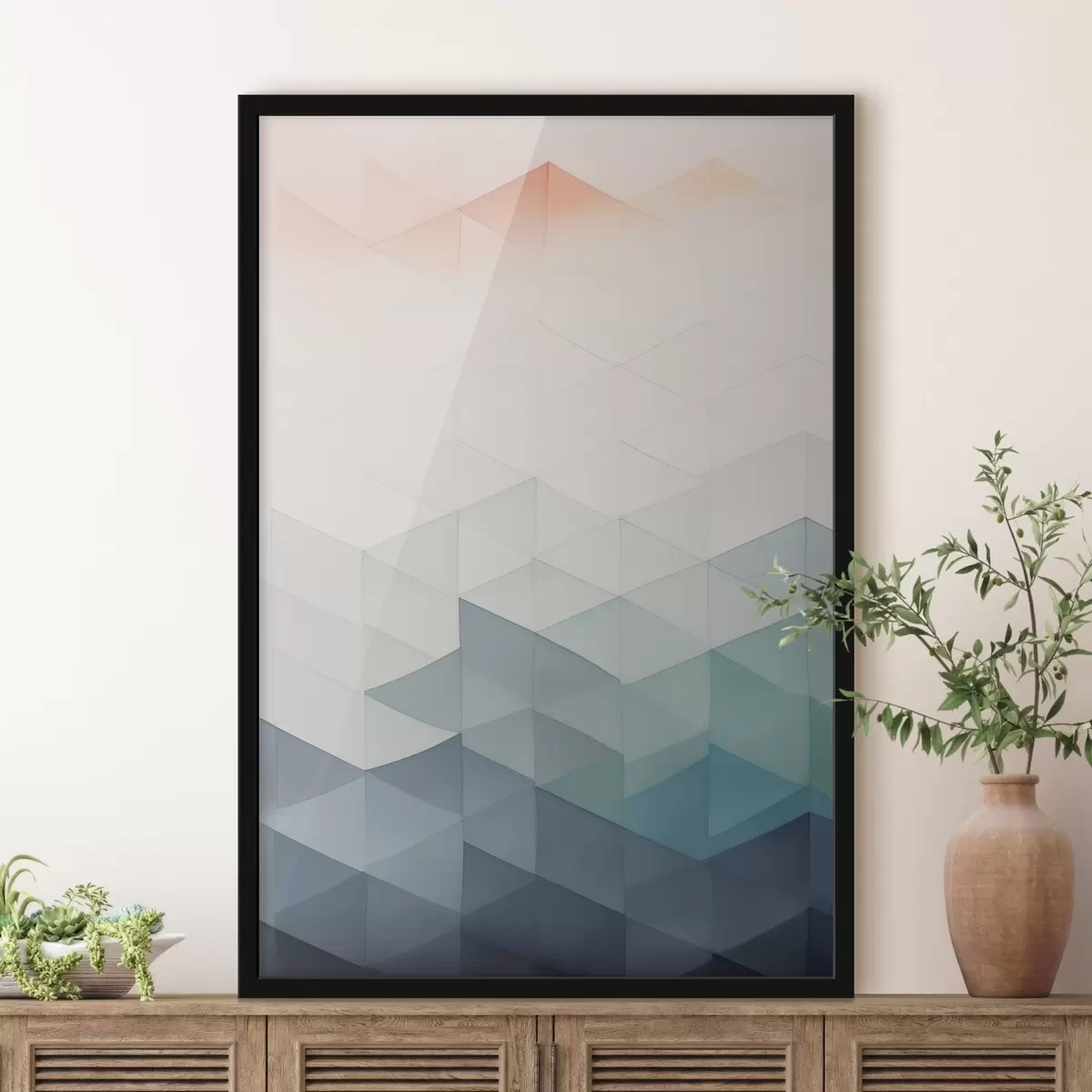 Poster Abstracción geométrica moderna f45214