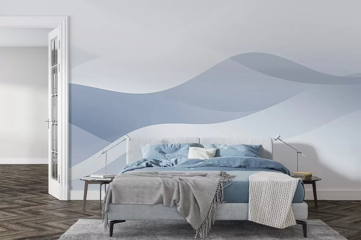 murales de pared Ondas abstractas w04288