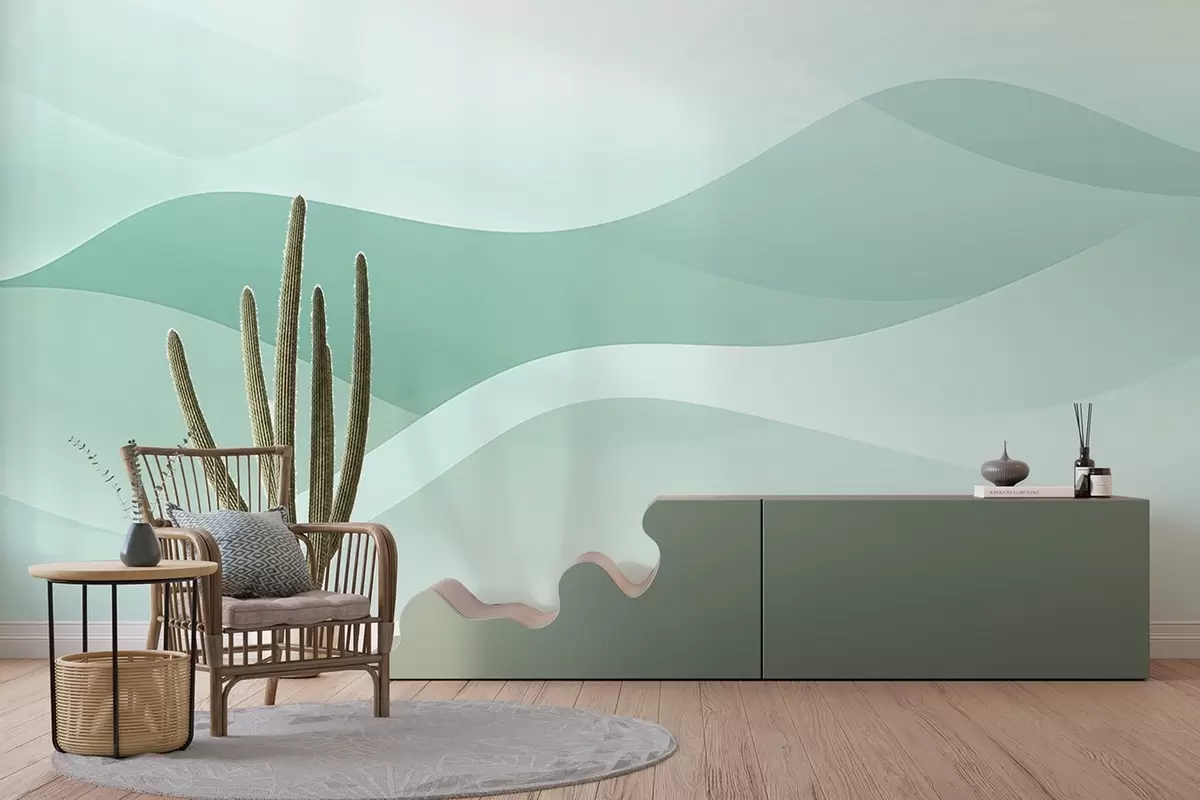 murales de pared Ondas abstractas w04288v1