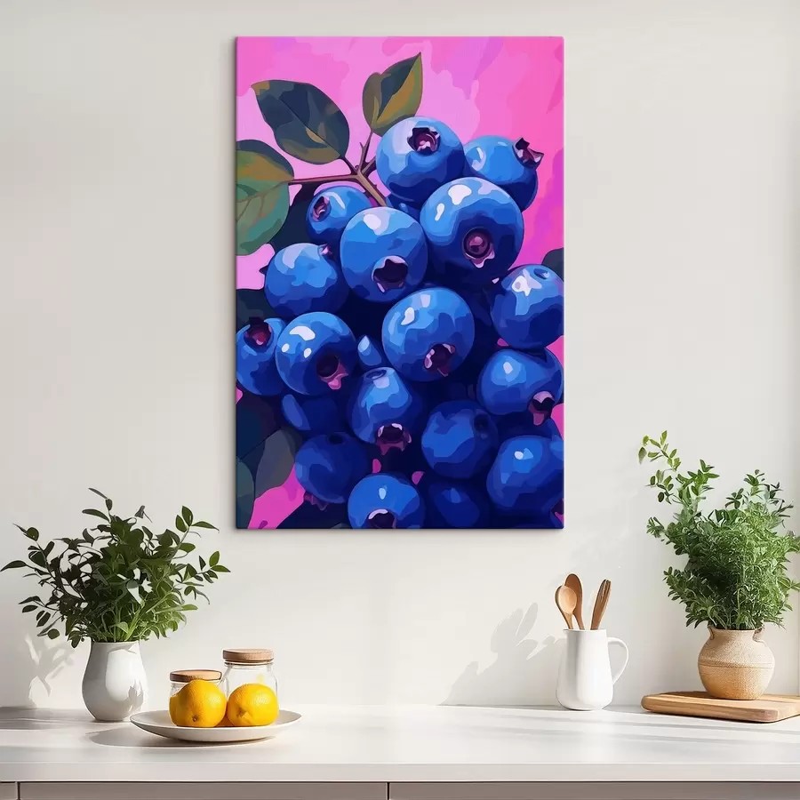 murales de pared Jugosos arándanos s45224