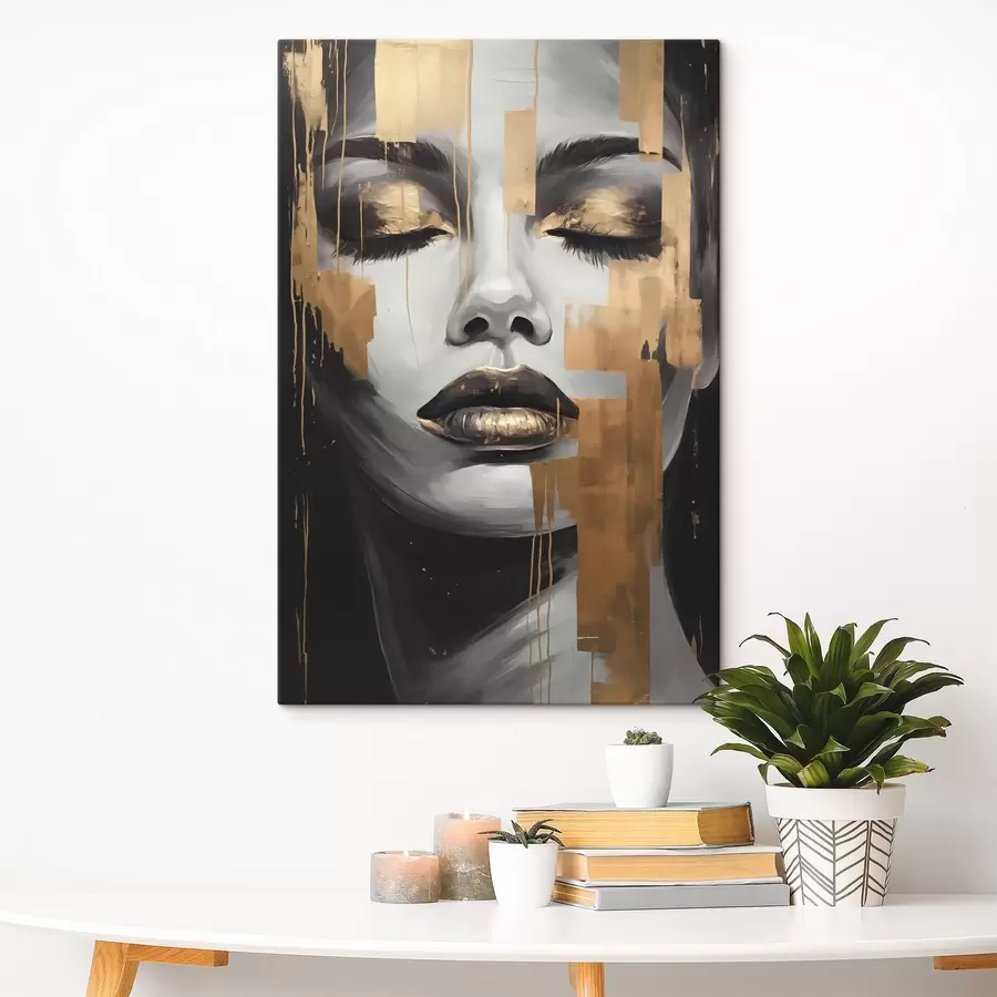 murales de pared Cara gráfica s45226