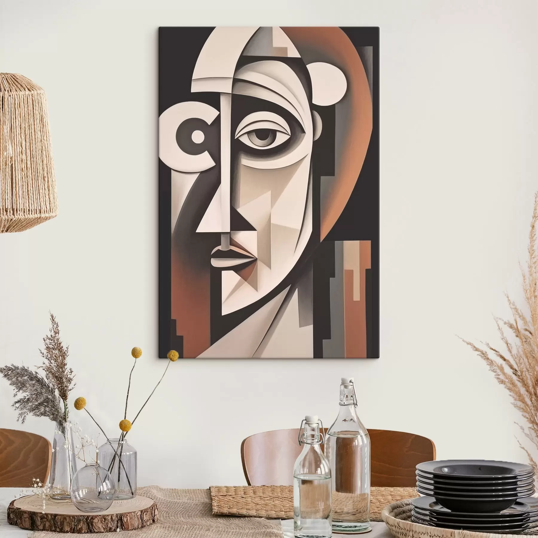 murales de pared Aspecto cubista s45228