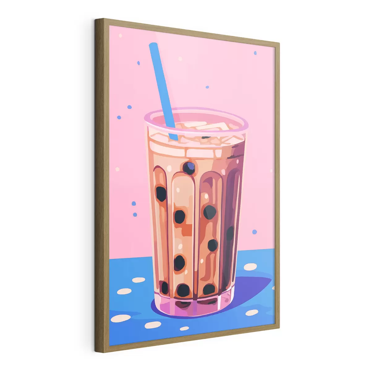 Poster Vasos con té de burbujas f45217