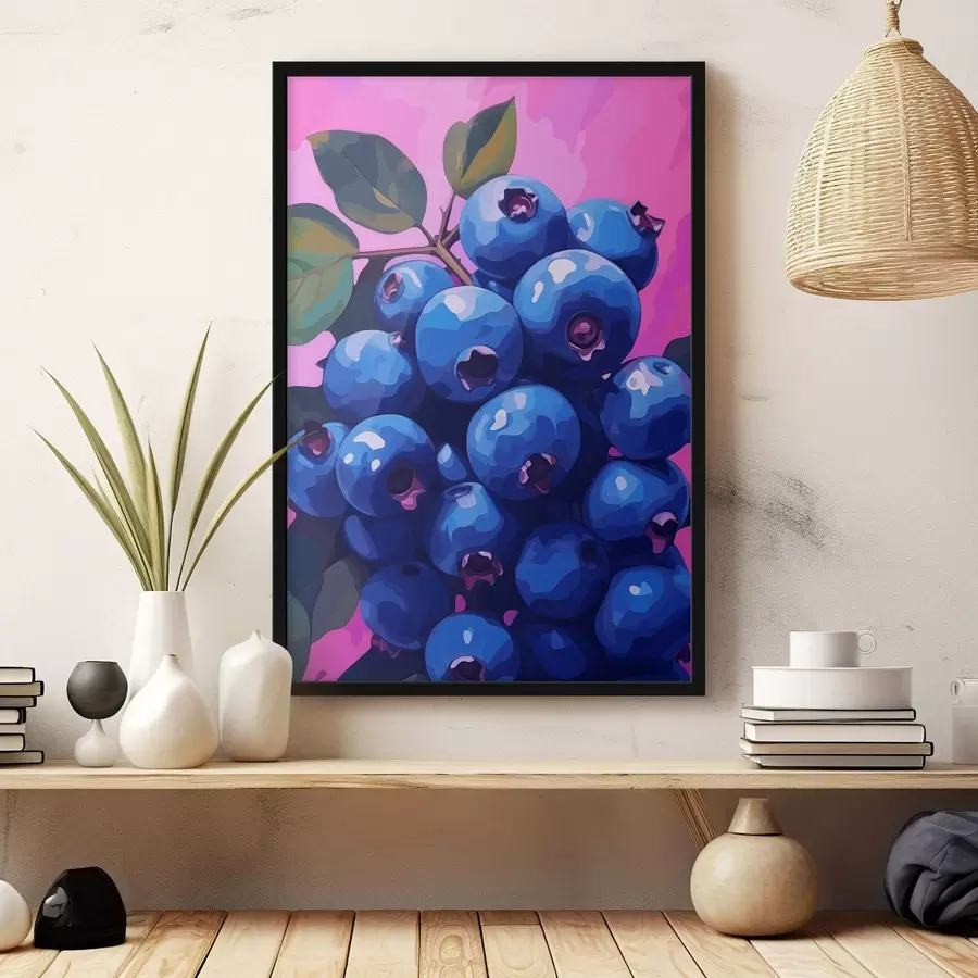 murales de pared Jugosos arándanos f45224