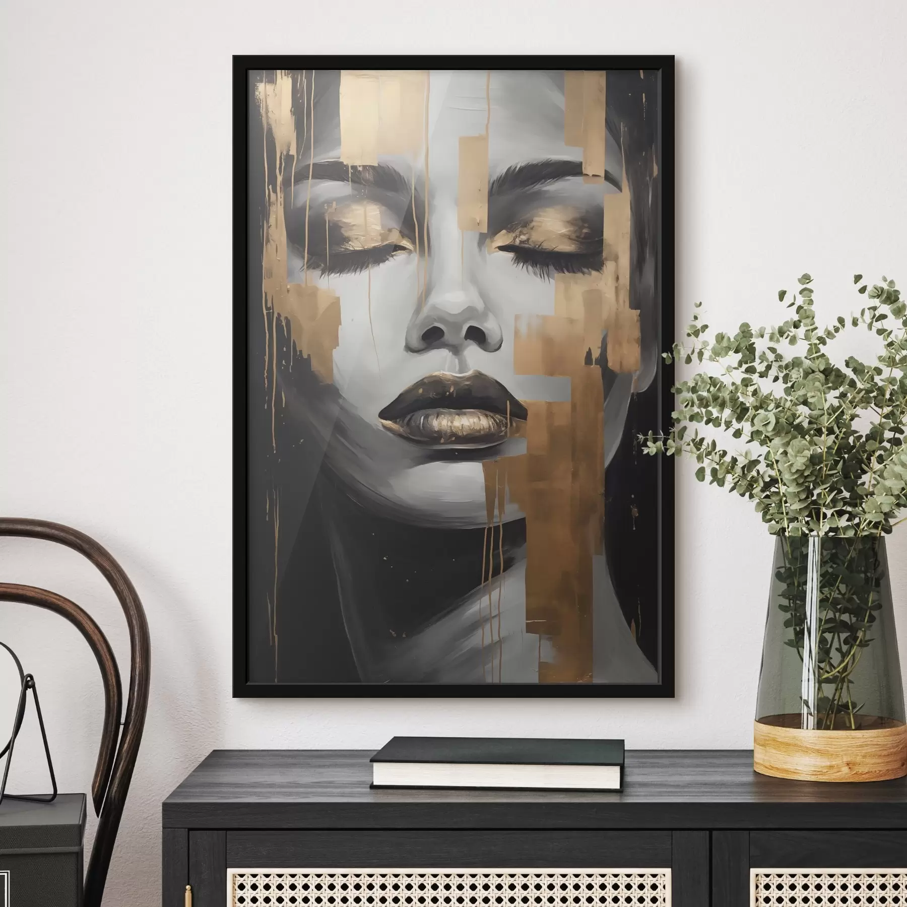 murales de pared Cara gráfica f45226