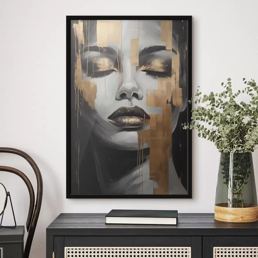 murales de pared Cara gráfica f45226