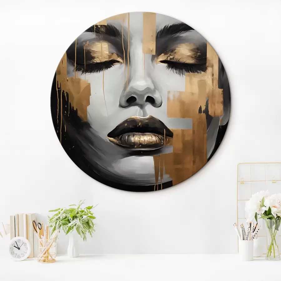 murales de pared Cara gráfica r45225