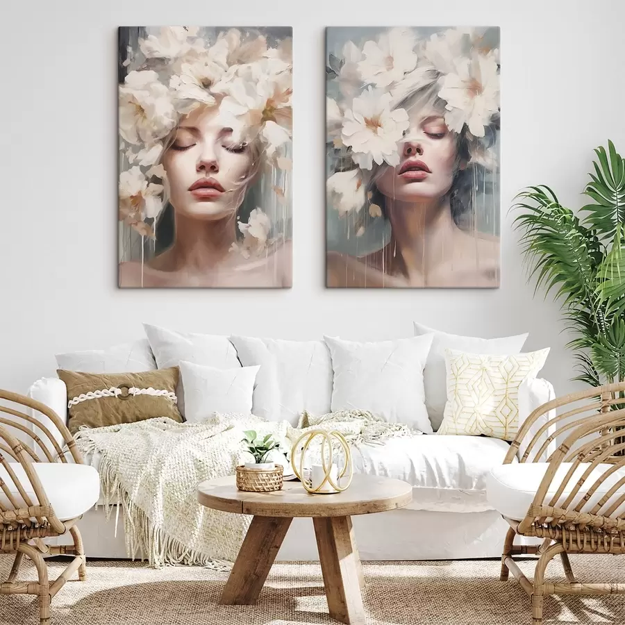 murales de pared Retratos femeninos m00546