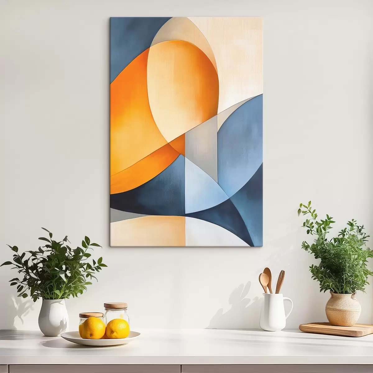 murales de pared Abstracción con formas geométricas. s45202