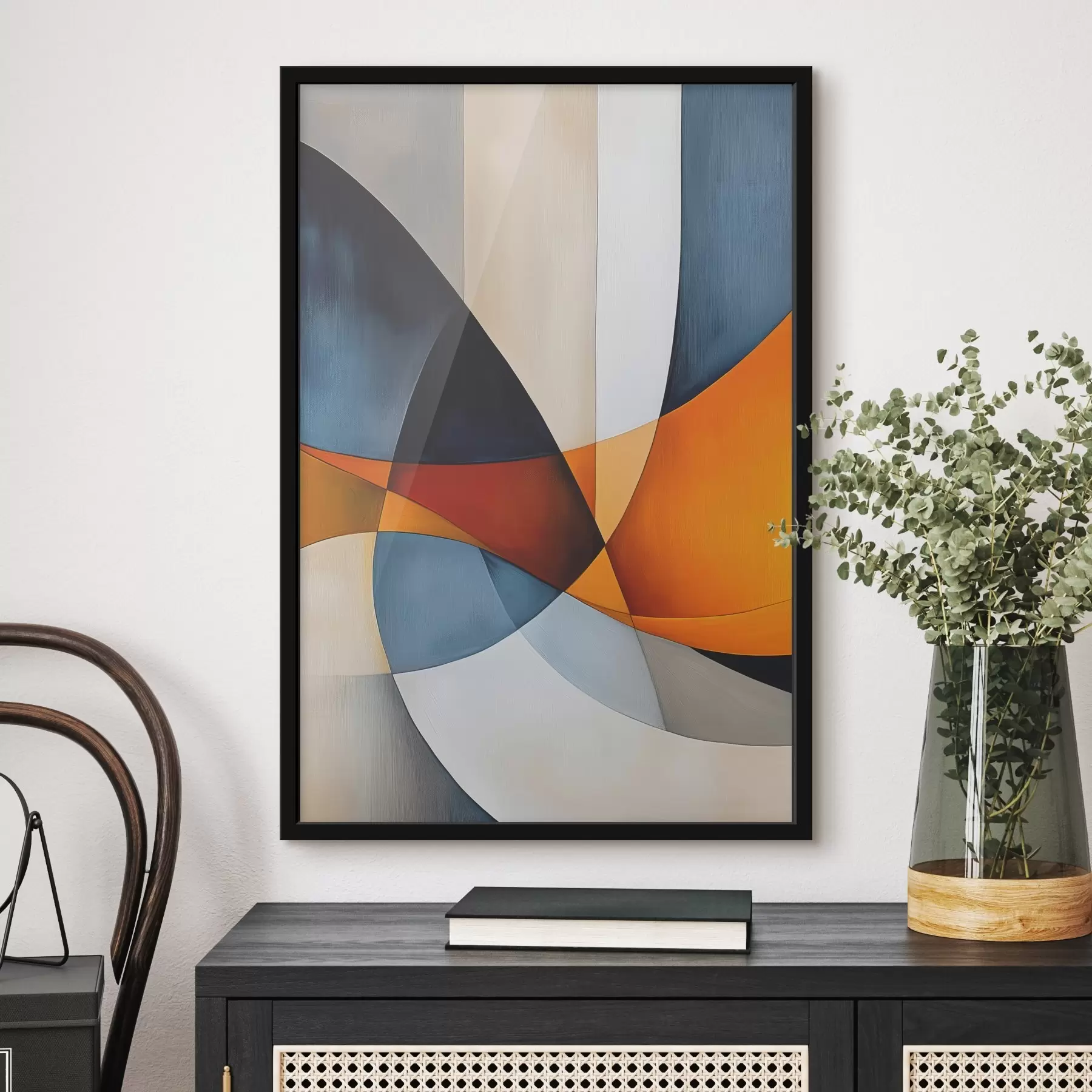 murales de pared Abstracción con formas geométricas. f45201