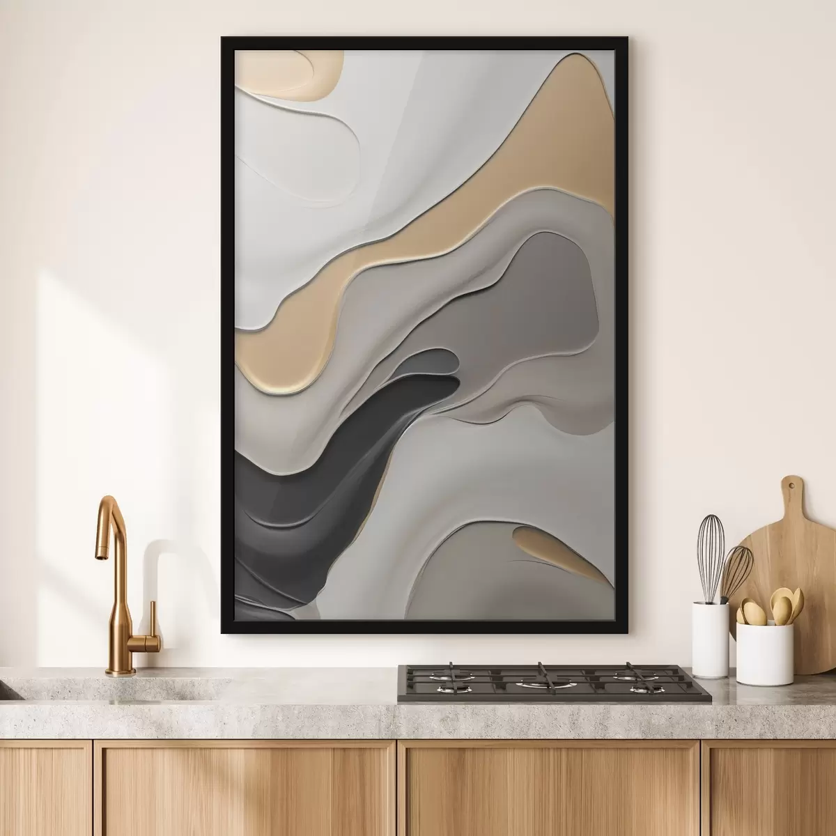 Poster Curvas abstractas y elegantes f45204