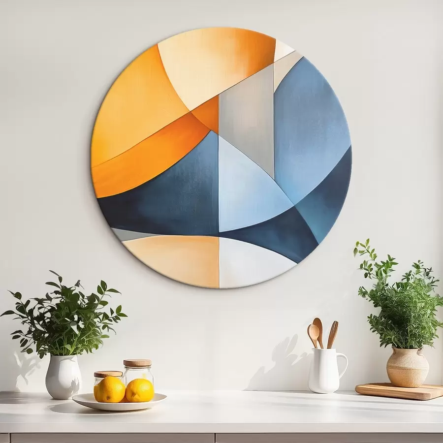 murales de pared Abstracción con formas geométricas r45202