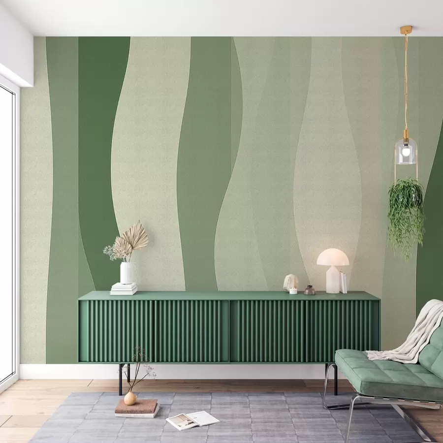 murales de pared Patrón de gradiente de fluido vertical w04219