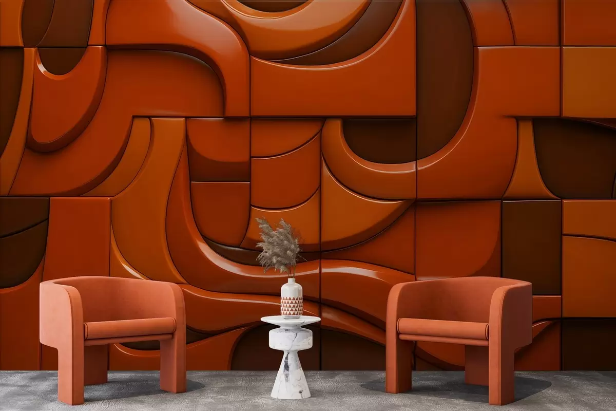 murales de pared Pared pintada en relieve w04321v1