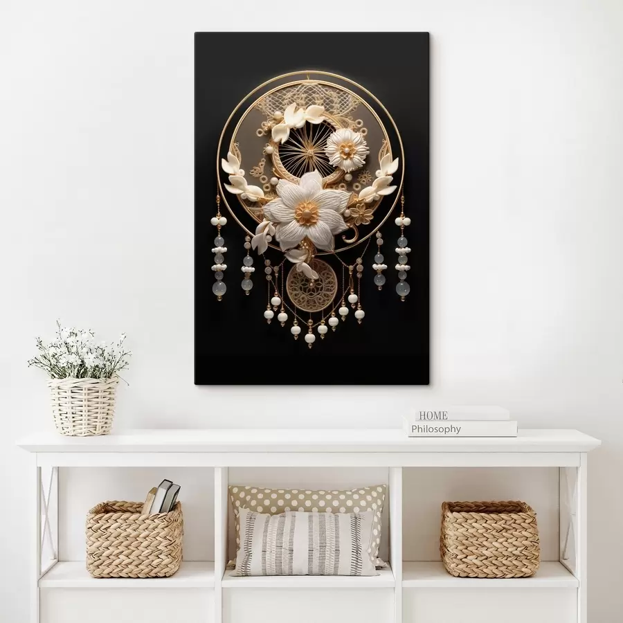 murales de pared Abstracción sobre fondo oscuro s44552