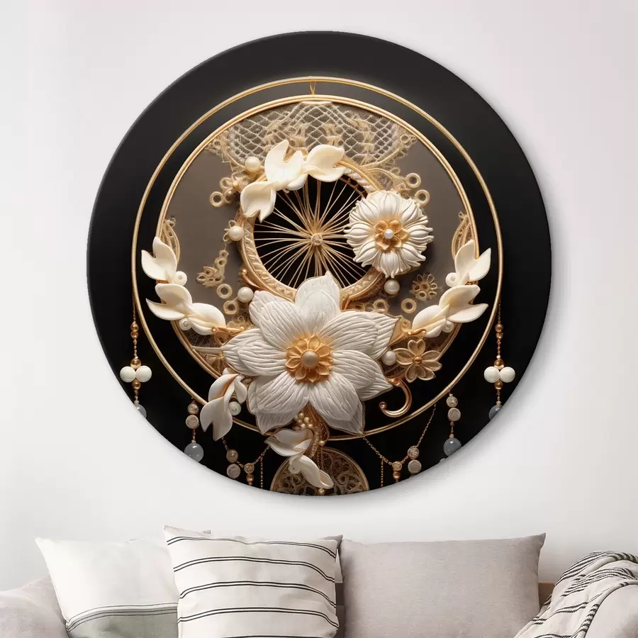 murales de pared Abstracción sobre fondo oscuro r44552