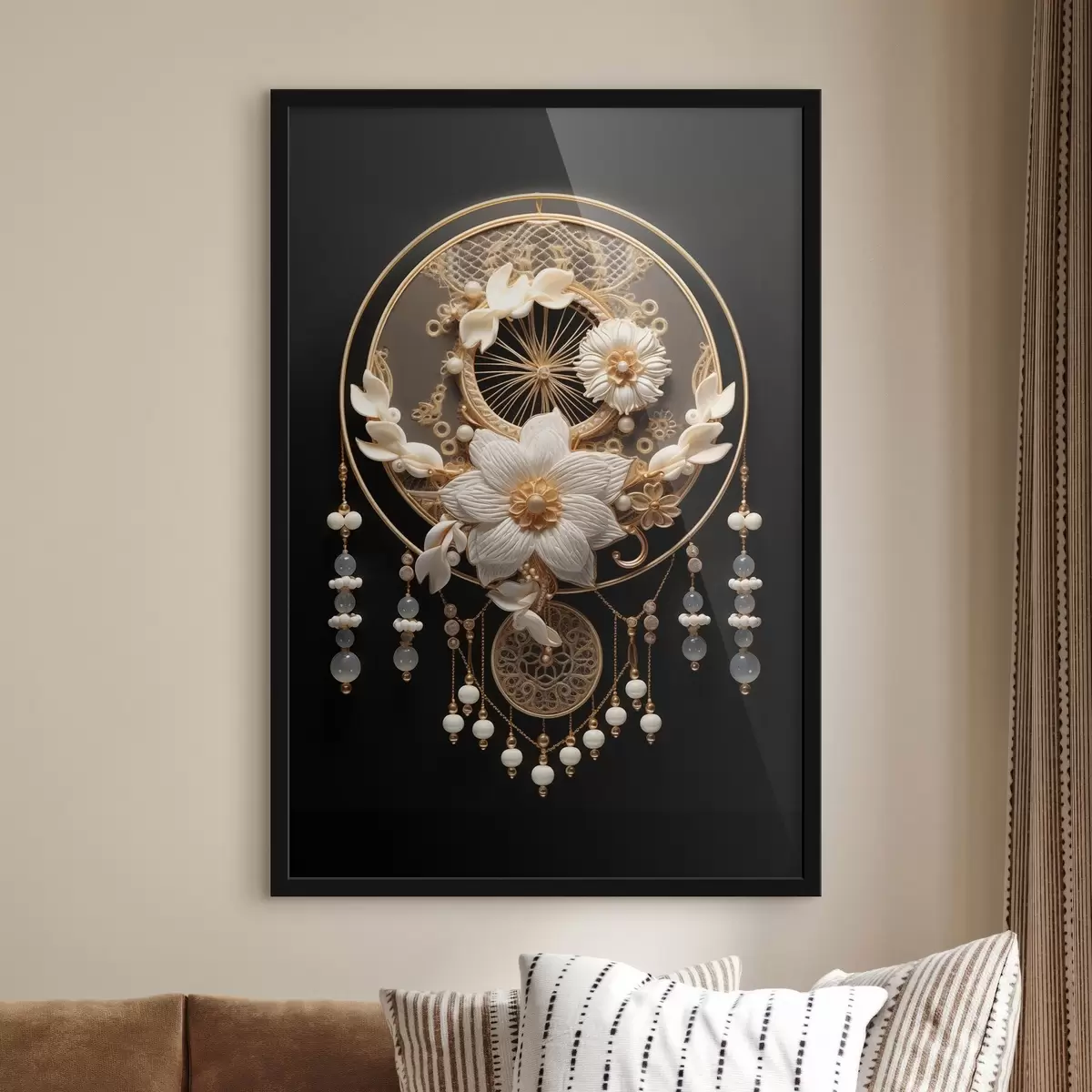 Poster Abstracción sobre fondo oscuro f44552