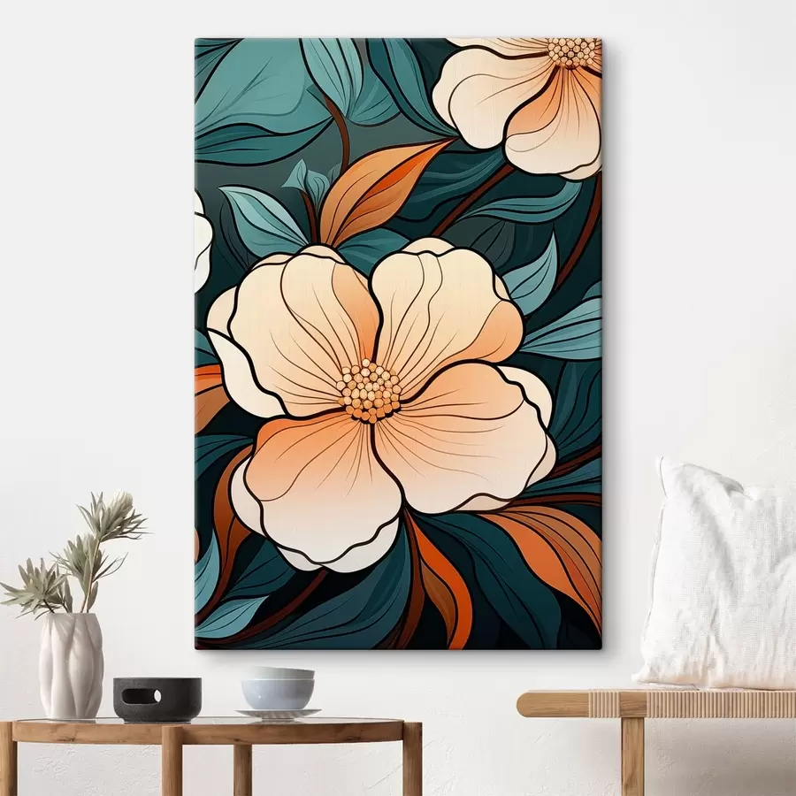 murales de pared Flores diversas s45290