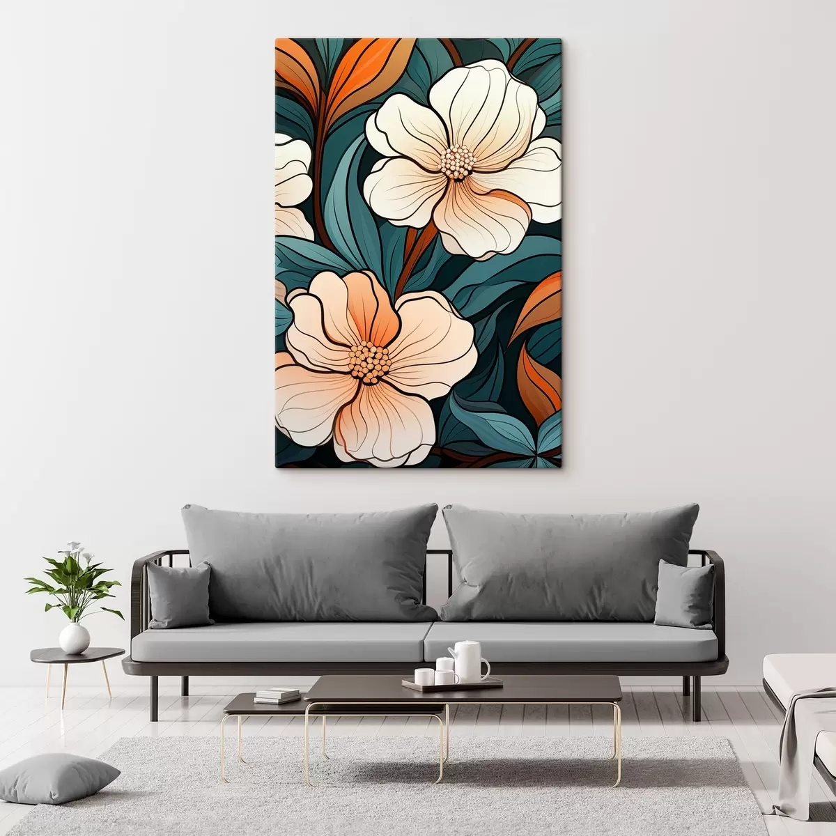 murales de pared Flores diversas s45291