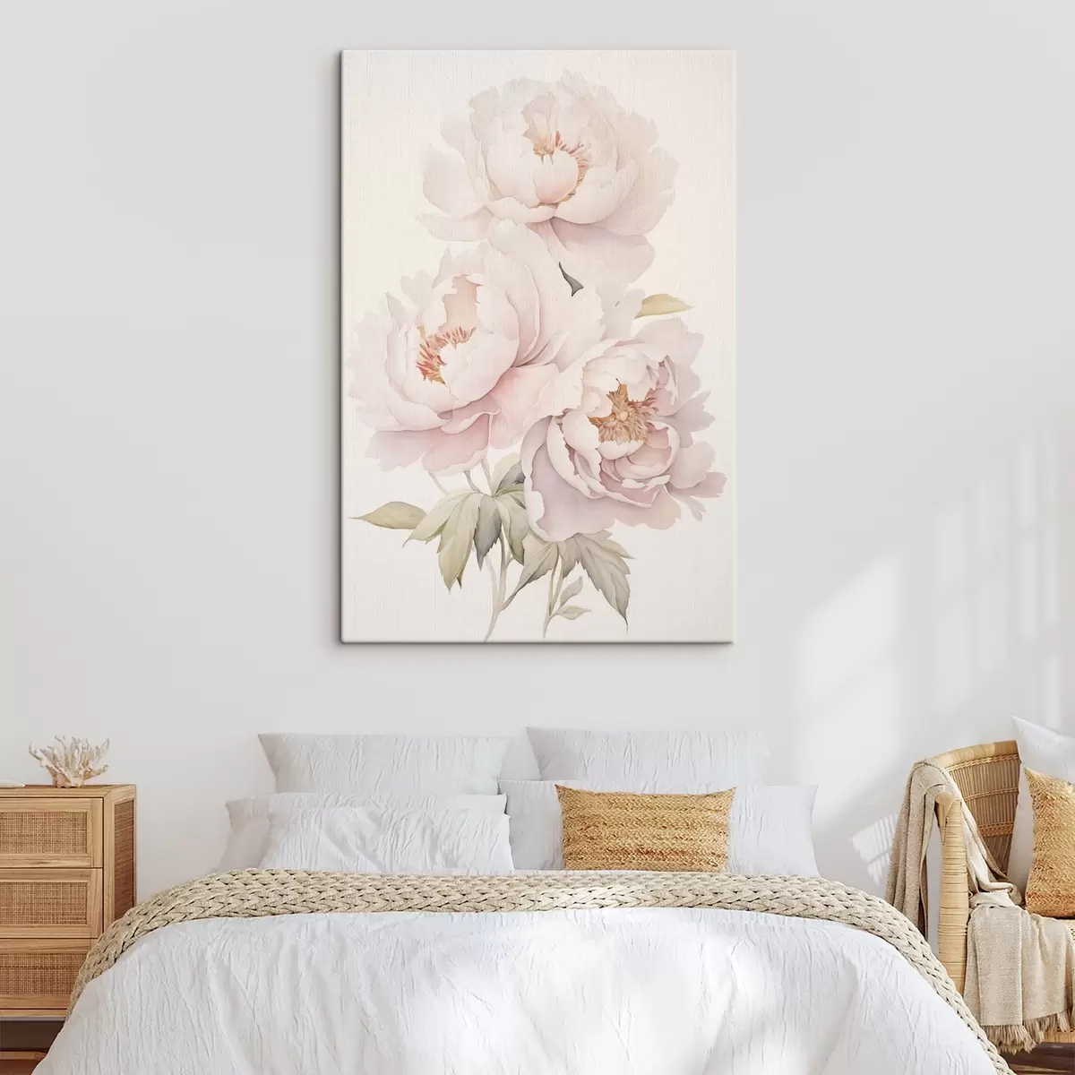 murales de pared Delicadas peonías s45293