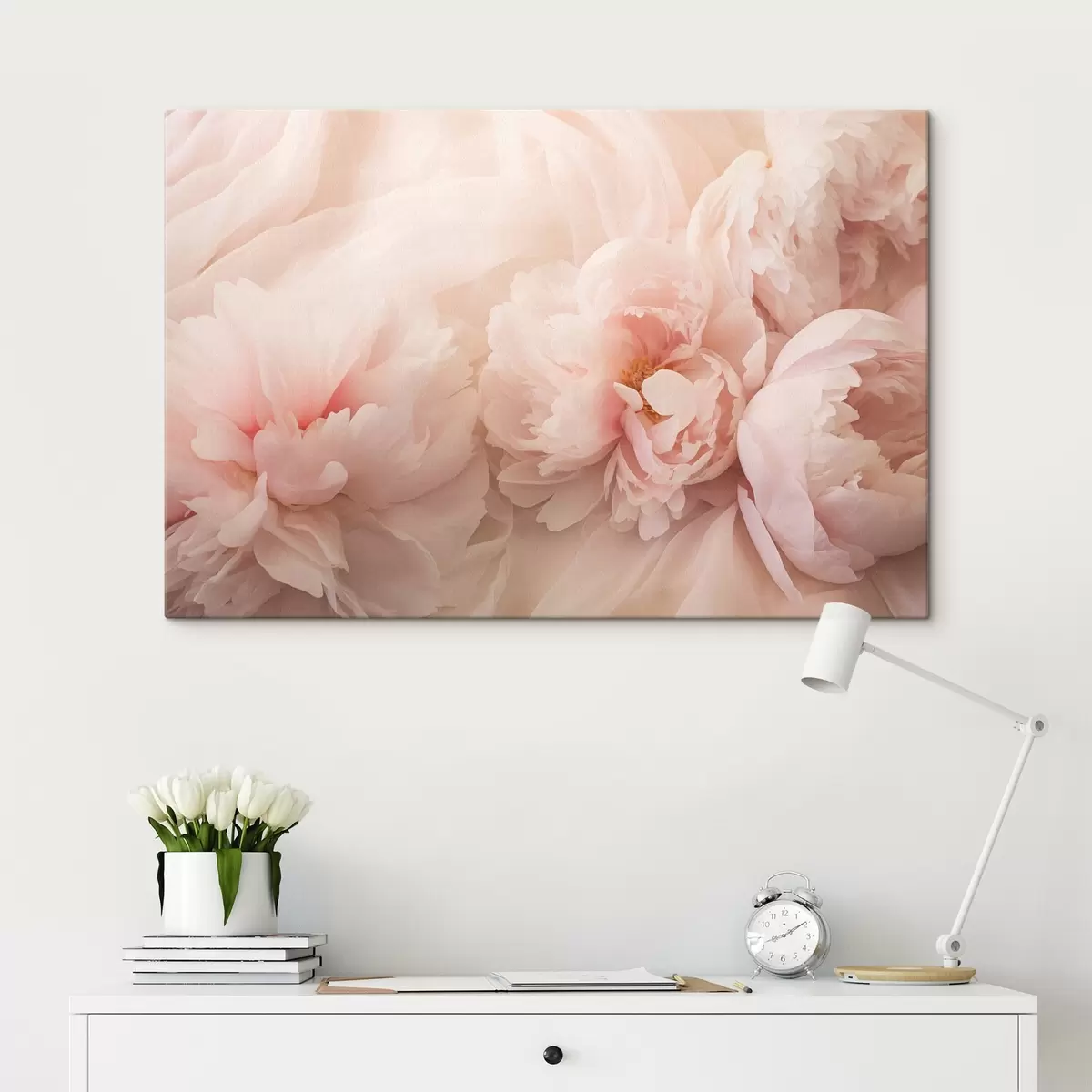 murales de pared Peonías de color rosa s45296