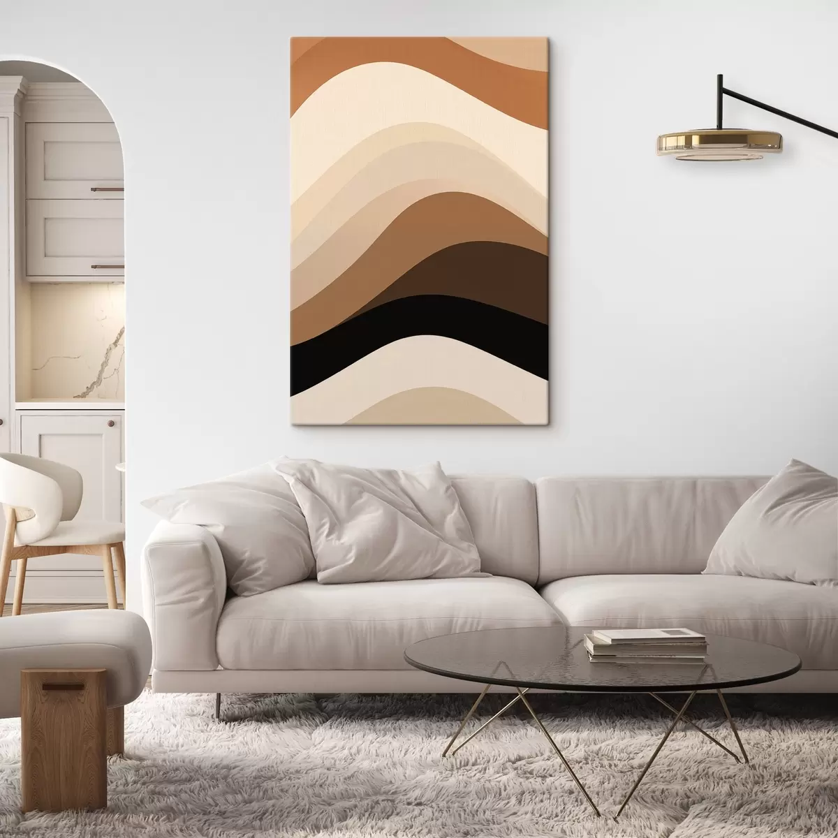 murales de pared Líneas abstractas s45298