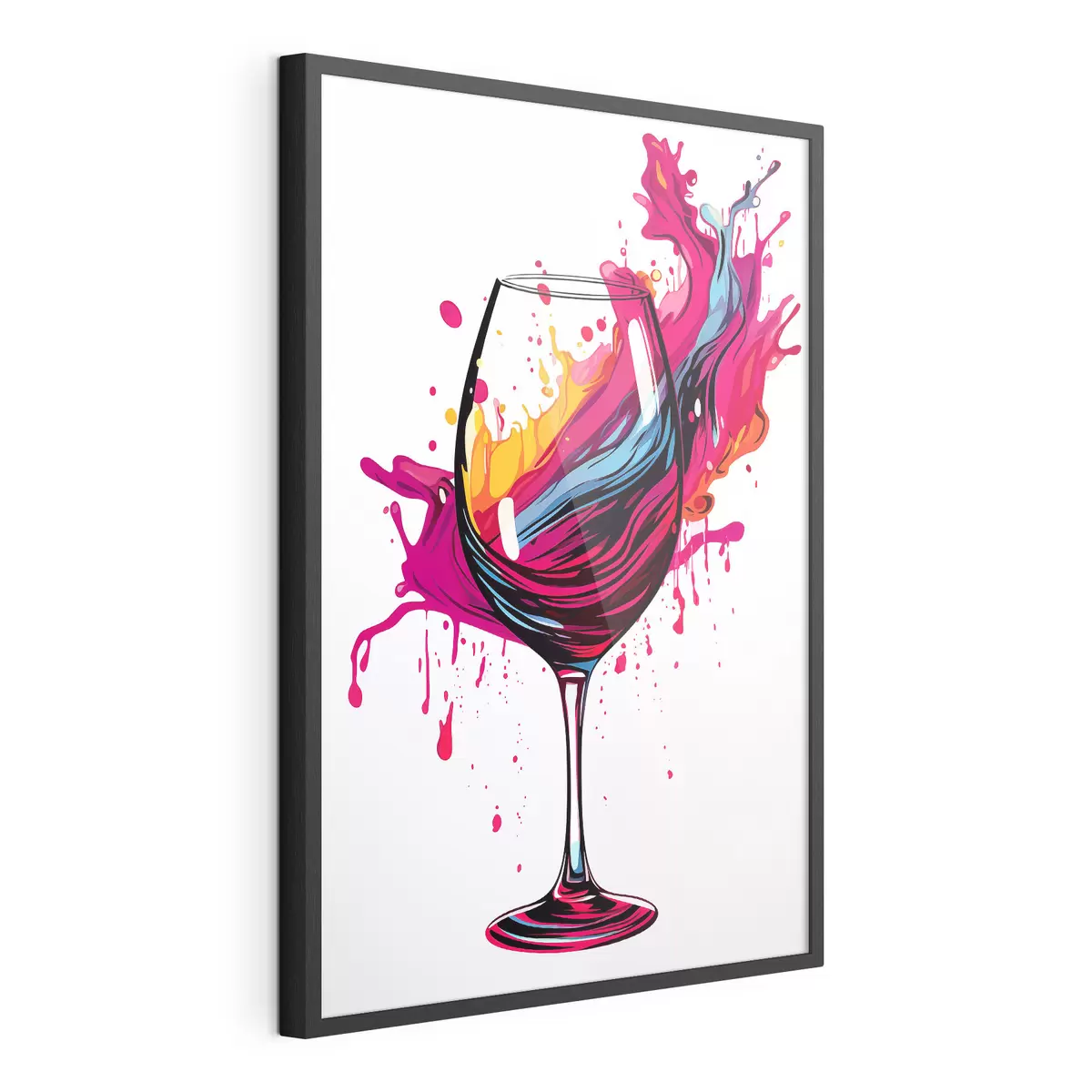 Poster Un vaso con pinturas f45269