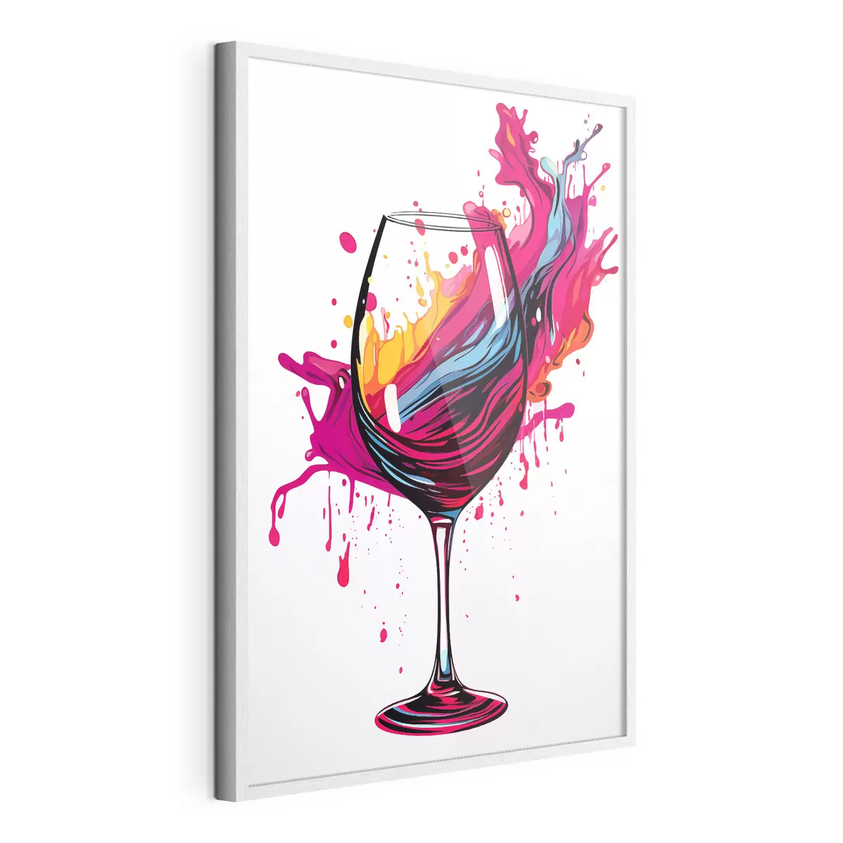 Poster Un vaso con pinturas f45269
