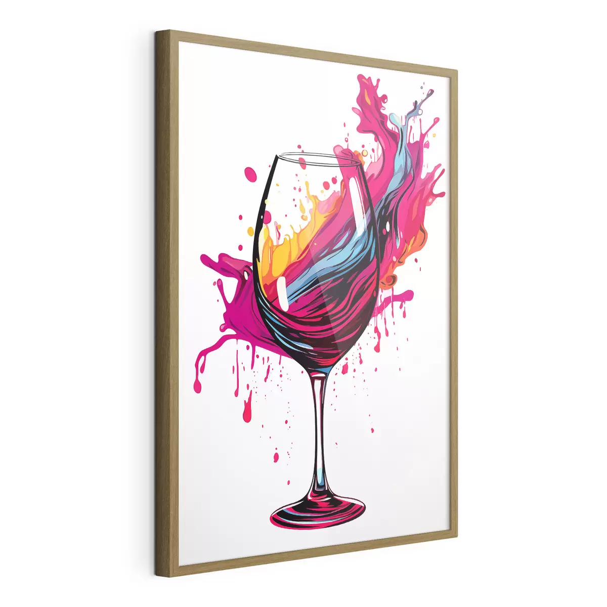 Poster Un vaso con pinturas f45269