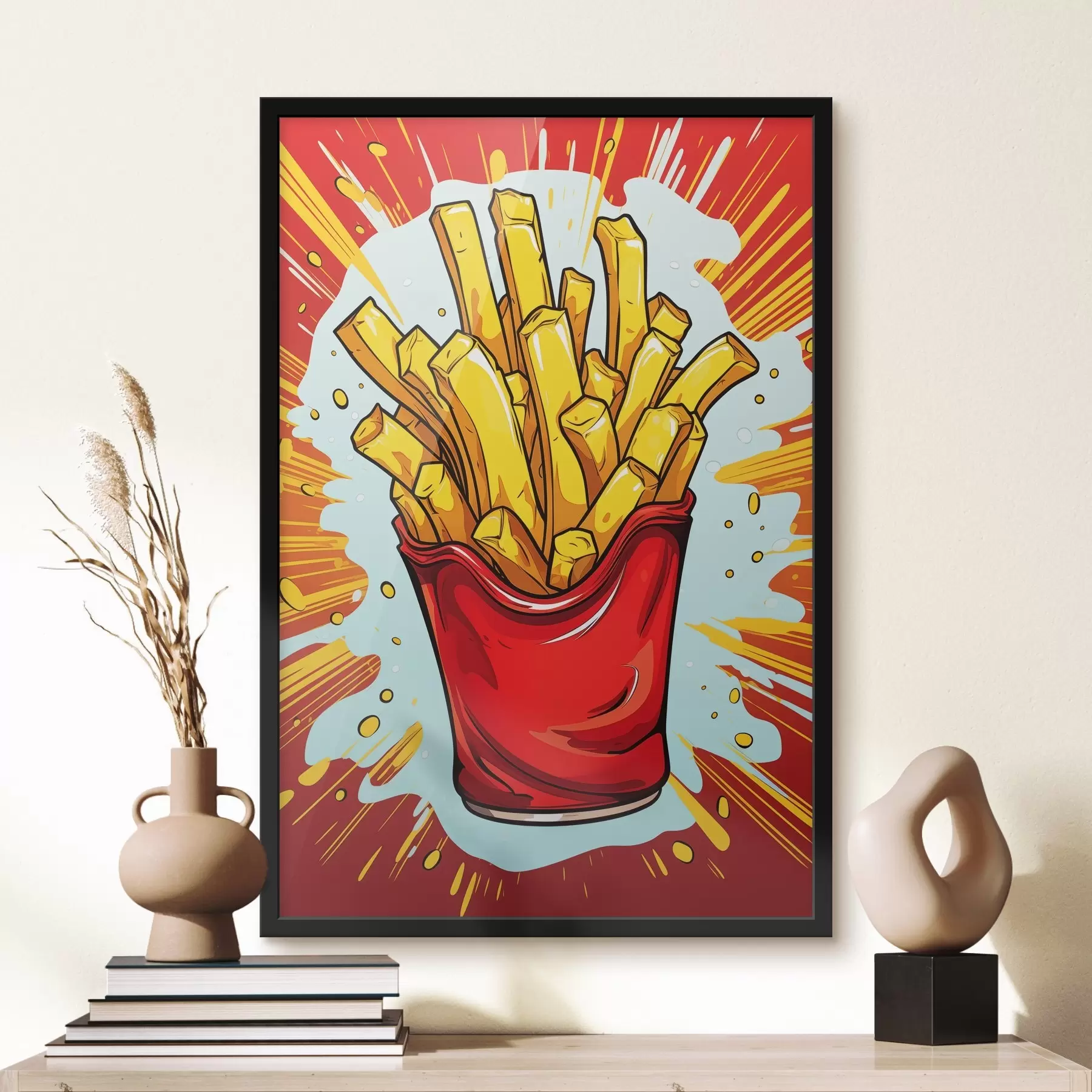 murales de pared Patatas fritas f45276