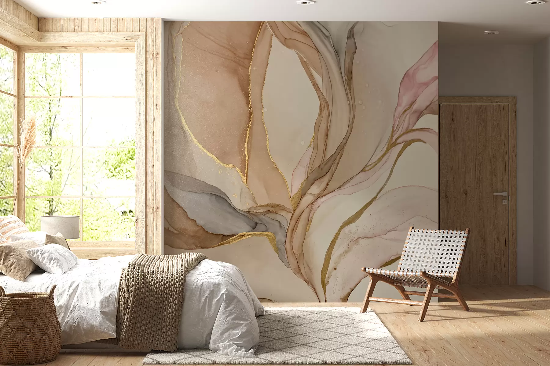 murales de pared Pinturas líquidas, efecto mármol u71828
