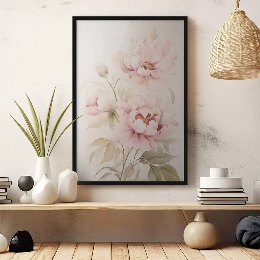 murales de pared Peonías f45292