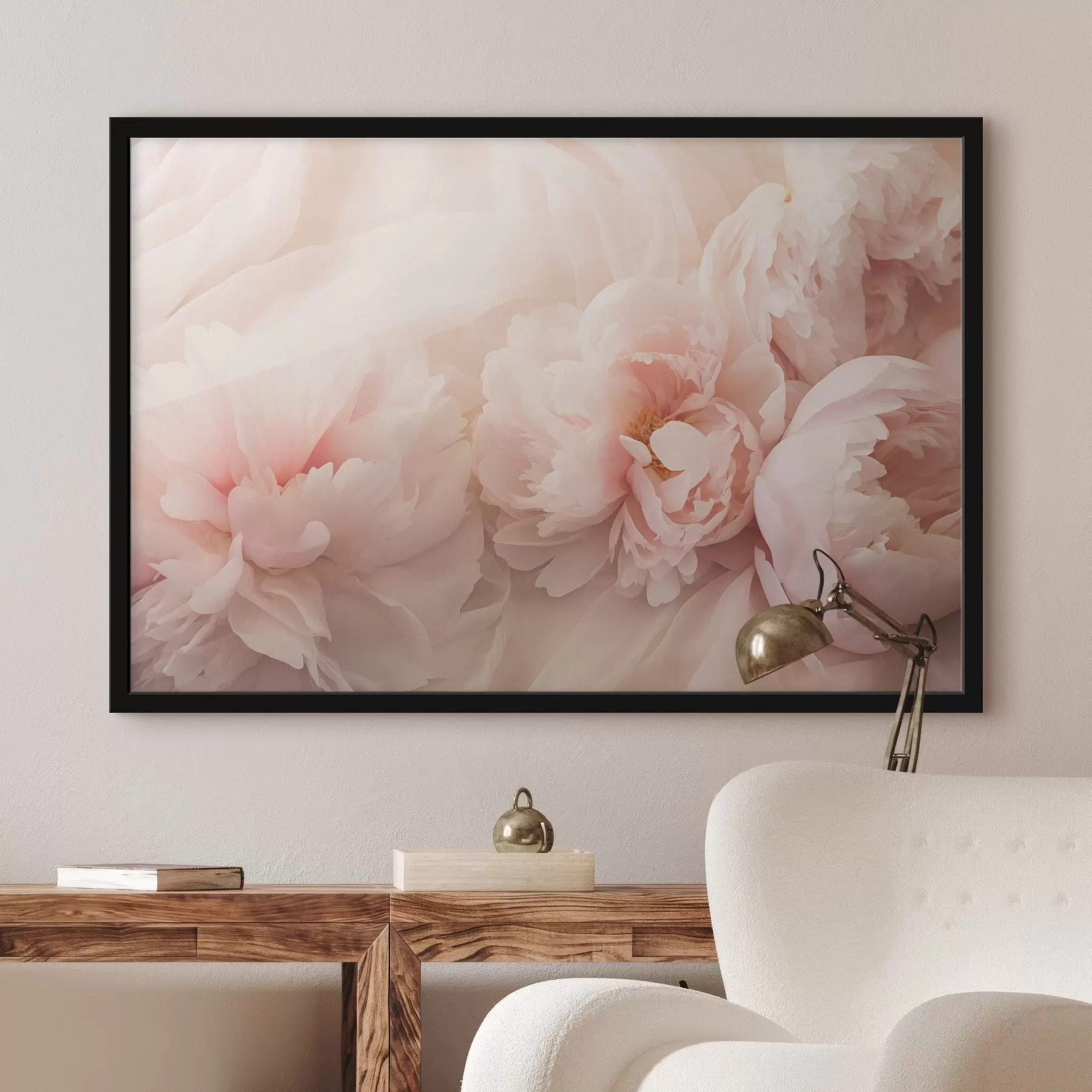murales de pared Peonías de color rosa f45296
