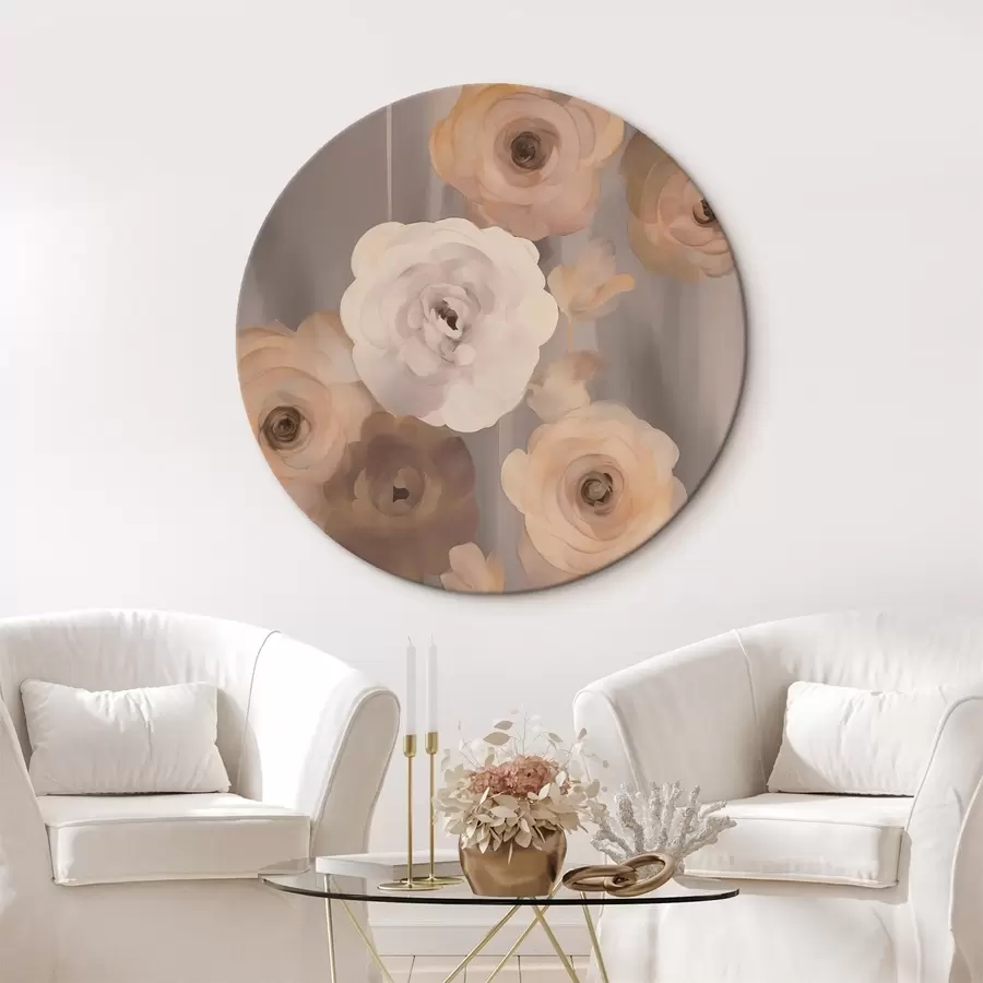 murales de pared flores abstractas r45160