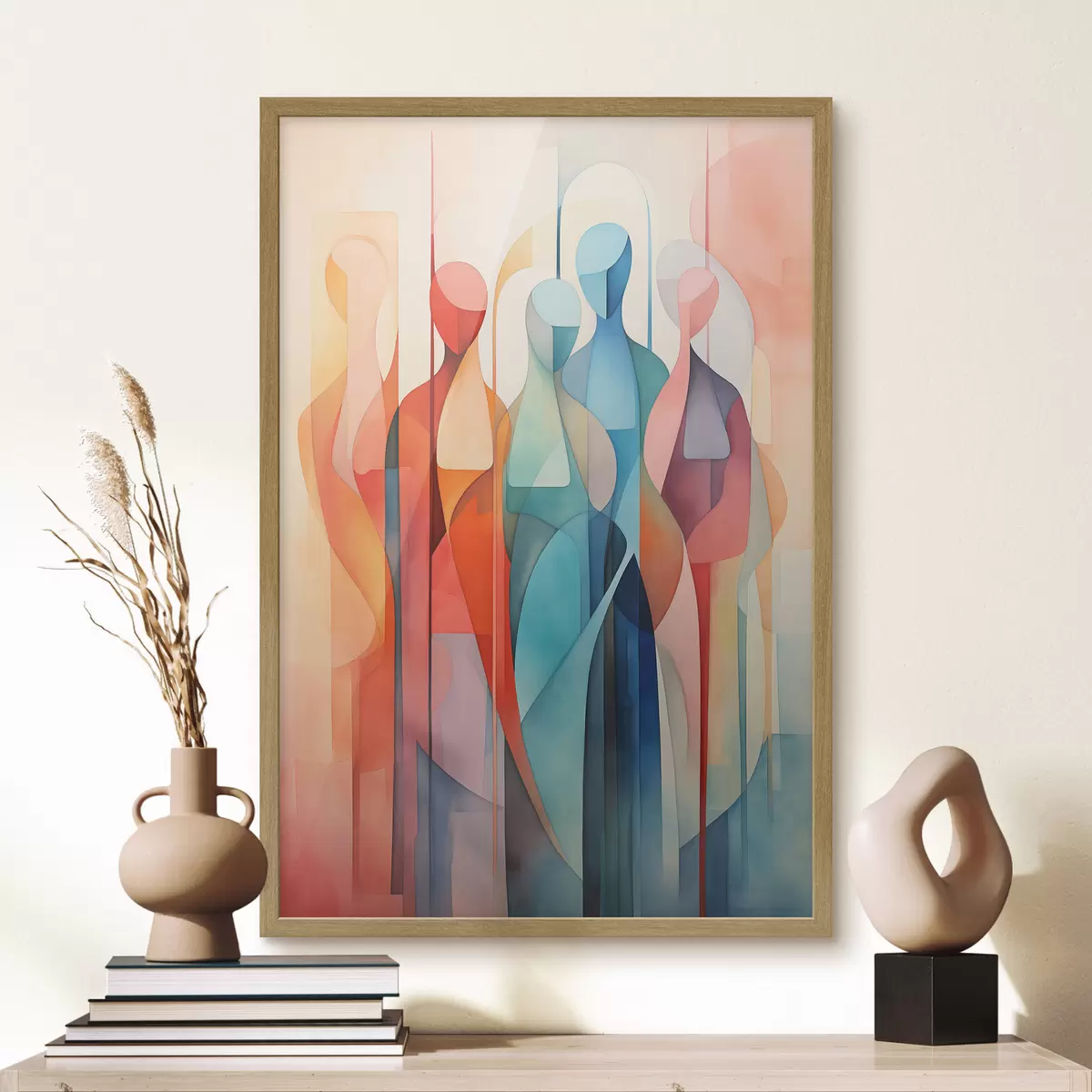 Poster siluetas abstractas f45237