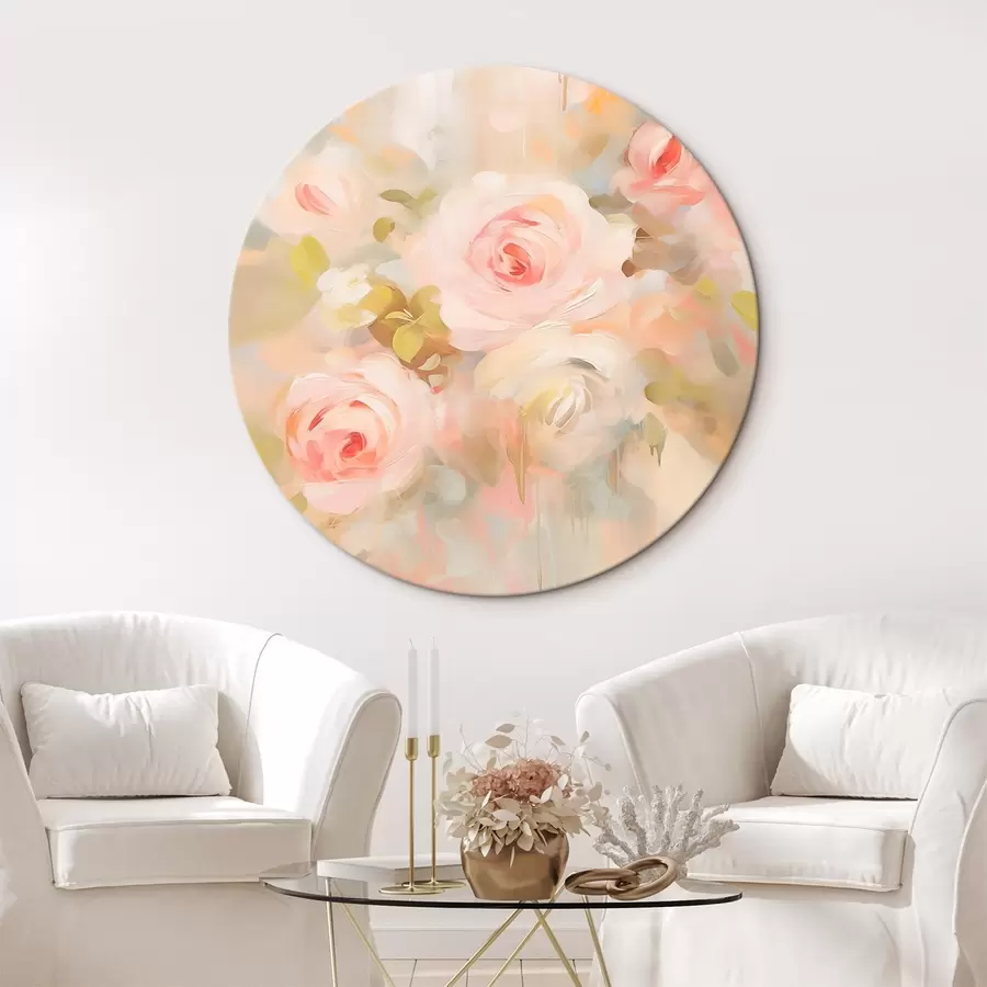 murales de pared Pintura imitación rosas r45302